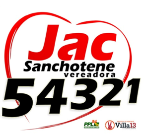 Jac Sanchotene 54321 vereadora